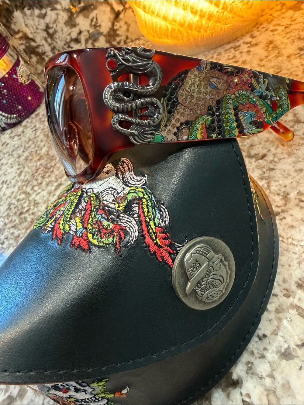 Ed Hardy Geisha and Dragon Sunglasses